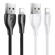 Remax RC-160i 2.1A 8 Pin Lesu Pro Series Charging Data Cable, Length: 1m (Black)