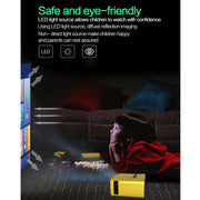 T500 1920x1080P 80 Lumens Portable Mini Home Theater LED HD Digital Projector With Remote Control & Adaptor(Yellow)