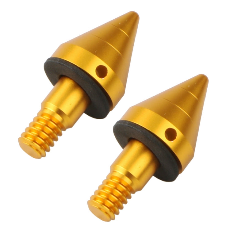 2 PCS Car Rear Anti-collision Tail Cone for Mercedes Benz Smart 2009-2014, Style:Pointed(Gold) - Decorative Strip by PMC Jewellery | Online Shopping South Africa | PMC Jewellery | Buy Now Pay Later Mobicred