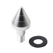 2 PCS Car Rear Anti-collision Tail Cone for Mercedes Benz Smart 2009-2014, Style:Pointed(Silver)