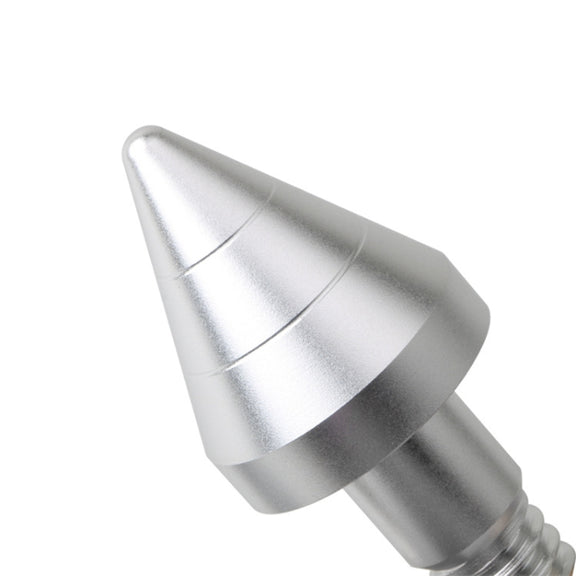 2 PCS Car Rear Anti-collision Tail Cone for Mercedes Benz Smart 2009-2014, Style:Pointed(Silver)