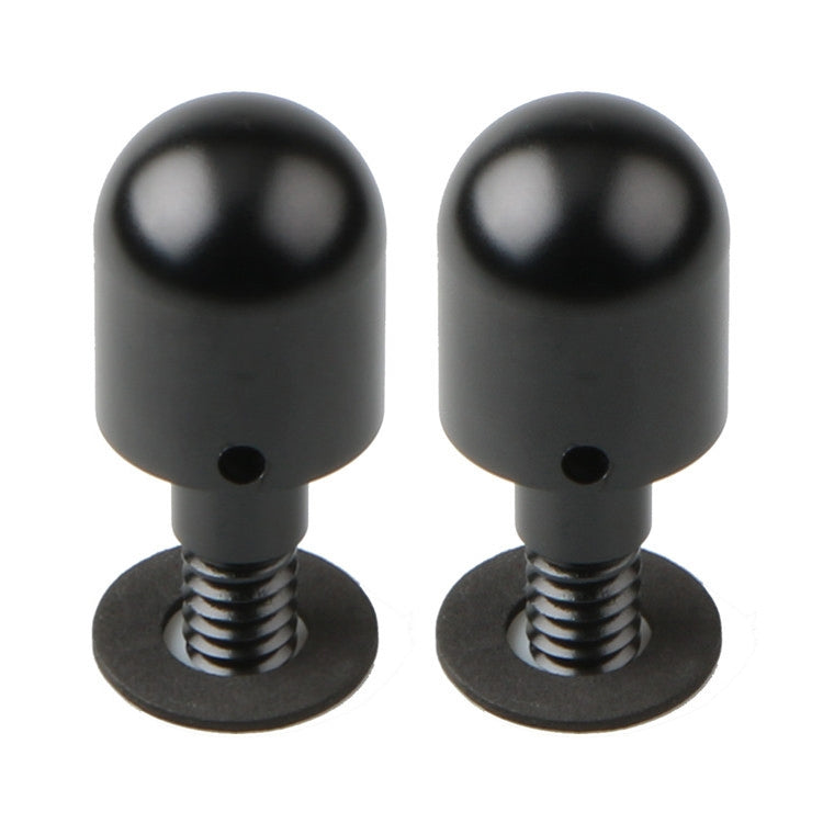 2 PCS Car Rear Anti-collision Tail Cone for Mercedes Benz Smart 2009-2014, Style:Round(Black) - Decorative Strip by PMC Jewellery | Online Shopping South Africa | PMC Jewellery | Buy Now Pay Later Mobicred