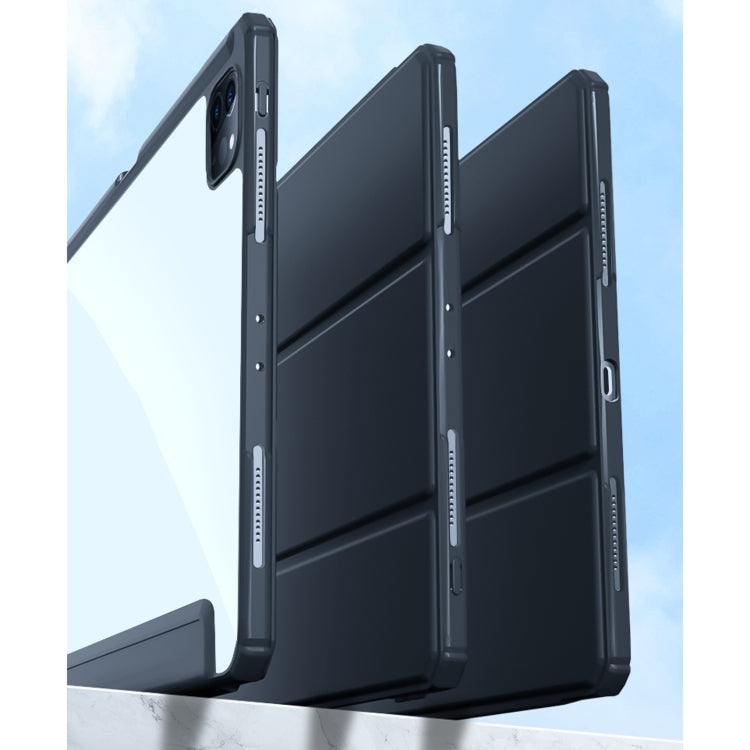For iPad Pro 12.9 2022 / 2021 / 2020 Mutural Pinyue Series PC + TPU Horizontal Flip Leather Tablet Case with Holder & Pen Slot & Sleep / Wake-up Function(Dark Green) - free shipping - PMC Jewellery - Order now!