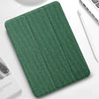For iPad Pro 11 2022 / 2021 / 2020 Mutural YASHI Series TPU + PU Cloth Pattern Texture Horizontal Flip Leather Tablet Case with Three-folding Holder & Pen Slot & Wake-up / Sleep Function(Green) - free shipping - PMC TechLife - Order now!