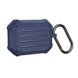 Wireless Earphones Shockproof Carbon Fiber Luggage TPU Protective Case For AirPods Pro(Blue) - For AirPods Pro by PMC TechLife | Online Shopping South Africa | PMC TechLife
