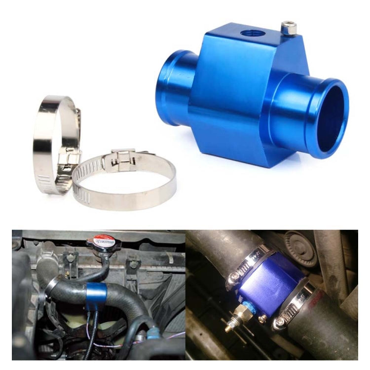 Car Water Temperature Meter Temperature Gauge Joint Pipe Radiator Sensor Adaptor Clamps, Size:26mm(Blue)