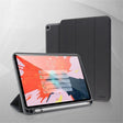 For iPad 10.2 Mutural YASHI Series TPU + PU Cloth Pattern Texture Horizontal Flip Leather Case with Three-folding Holder & Pen Slot & Wake-up / Sleep Function(Black) - free shipping - PMC TechLife - Order now!
