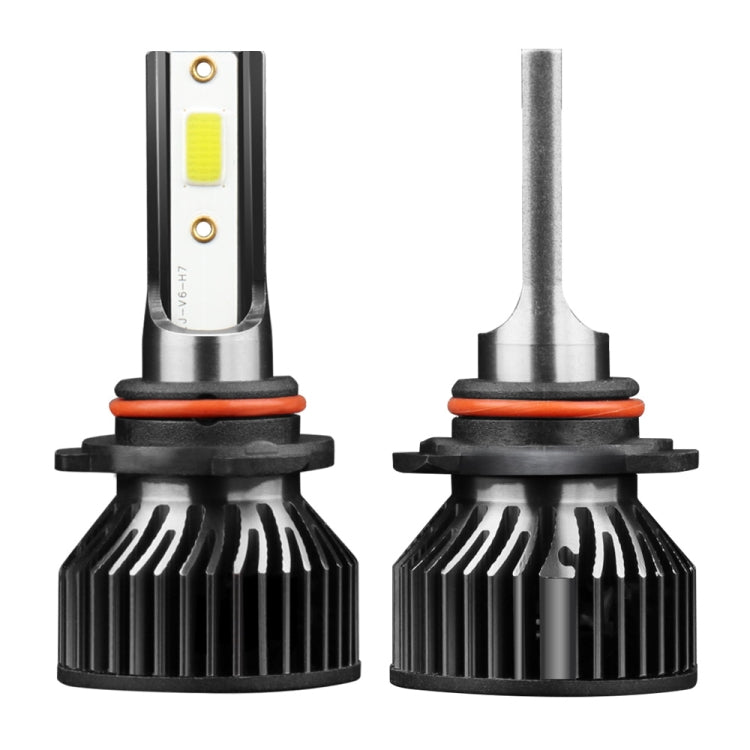 F2 9005 / HB3 / H10 2 PCS DC9-36V / 25W / 6000K / 2500LM IP68 Water-resistant Car LED Headlight(Cold White Light)