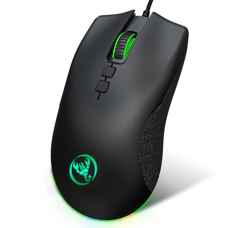 HXSJ A883 7 Keys 6400DPI RGB Light Mechanical Gaming Wired Mouse - Wired Mice by HXSJ | Online Shopping South Africa | PMC TechLife | Buy Now Pay Later Mobicred