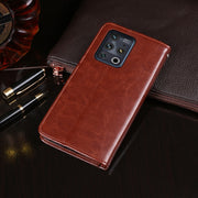 For Meizu 18 Pro idewei Crazy Horse Texture Horizontal Flip Leather Case with Holder & Card Slots & Wallet(White)