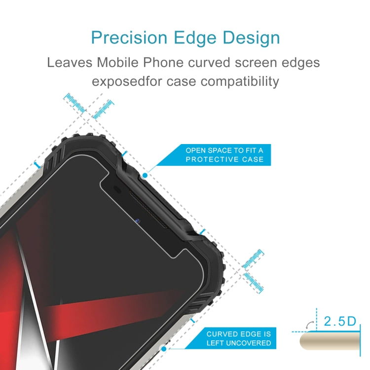 For Doogee S58 Pro 50 PCS 0.26mm 9H 2.5D Tempered Glass Film - Others by PMC TechLife | Online Shopping South Africa | PMC TechLife | Buy Now Pay Later Mobicred