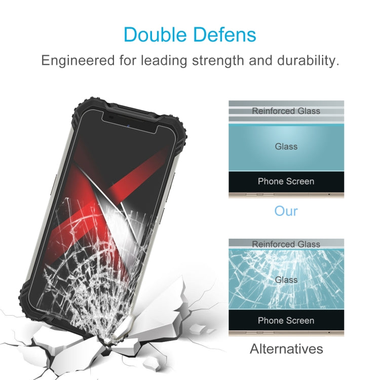 For Doogee S58 Pro 50 PCS 0.26mm 9H 2.5D Tempered Glass Film