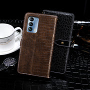 For Meizu 18 idewei Crocodile Texture Horizontal Flip Leather Case with Holder & Card Slots & Wallet(Dark Blue)