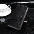 For Meizu 18 Pro idewei Crocodile Texture Horizontal Flip Leather Case with Holder & Card Slots & Wallet(Black) - Meizu by idewei | Online Shopping South Africa | PMC TechLife | Buy Now Pay Later Mobicred