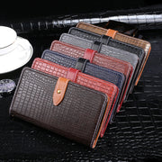 For Meizu 18 Pro idewei Crocodile Texture Horizontal Flip Leather Case with Holder & Card Slots & Wallet(Black)