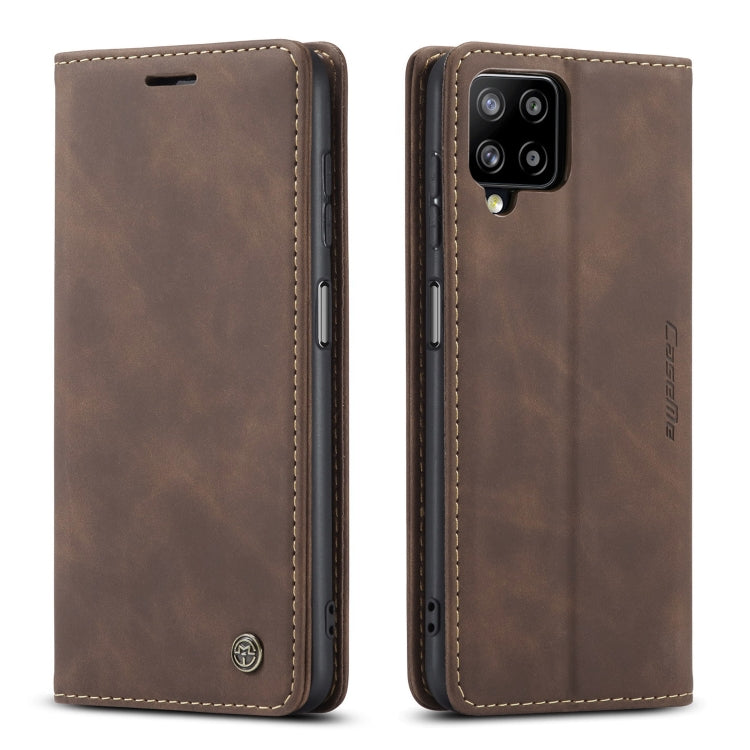 For Samsung Galaxy A12 CaseMe 013 Multifunctional Horizontal Flip Leather Case with Holder & Card Slot & Wallet(Coffee) - free shipping - PMC Jewellery - Order now!