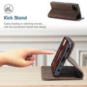 For Samsung Galaxy A12 CaseMe 013 Multifunctional Horizontal Flip Leather Case with Holder & Card Slot & Wallet(Coffee)