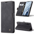 For Xiaomi CC9 Pro CaseMe 013 Multifunctional Horizontal Flip Leather Case with Holder & Card Slot & Wallet(Black) - free shipping - PMC Jewellery - Order now!