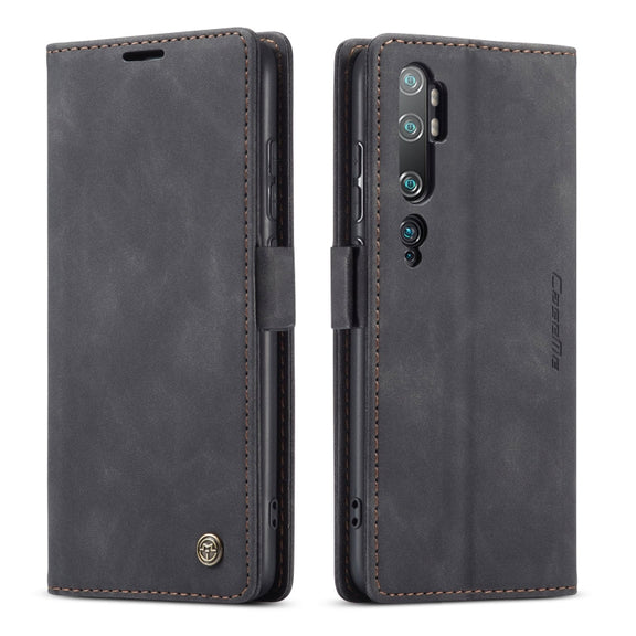For Xiaomi CC9 Pro CaseMe 013 Multifunctional Horizontal Flip Leather Case with Holder & Card Slot & Wallet(Black)