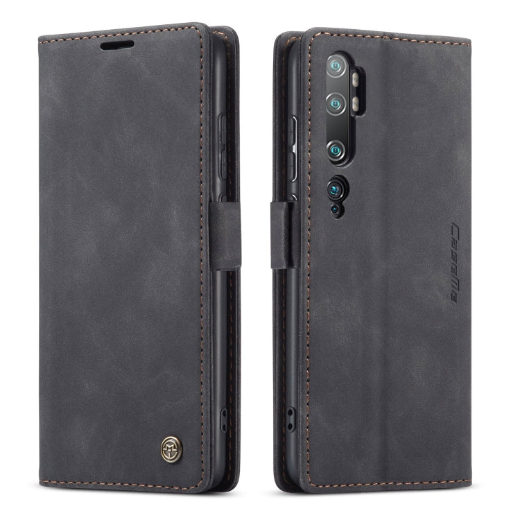 For Xiaomi CC9 Pro CaseMe 013 Multifunctional Horizontal Flip Leather Case with Holder & Card Slot & Wallet(Black)