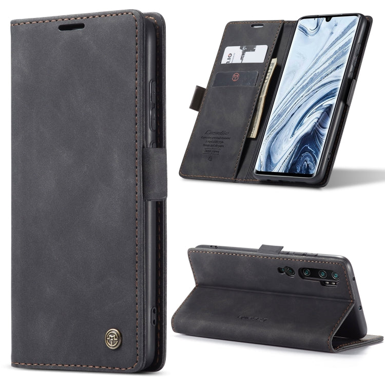 For Xiaomi CC9 Pro CaseMe 013 Multifunctional Horizontal Flip Leather Case with Holder & Card Slot & Wallet(Black) - free shipping - PMC Jewellery - Order now!