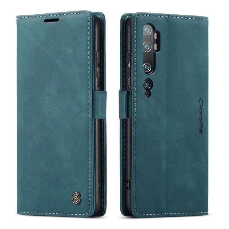 For Xiaomi CC9 Pro CaseMe 013 Multifunctional Horizontal Flip Leather Case with Holder & Card Slot & Wallet(Blue)