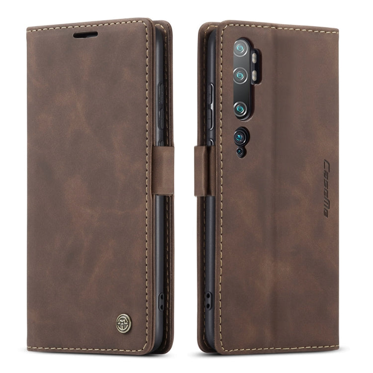 For Xiaomi CC9 Pro CaseMe 013 Multifunctional Horizontal Flip Leather Case with Holder & Card Slot & Wallet(Coffee) - free shipping - PMC Jewellery - Order now!