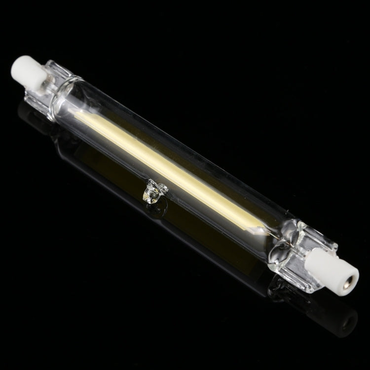 R7S 220V 15W 189mm COB LED Bulb Glass Tube Replacement Halogen Lamp Spot Light, Natural White Light