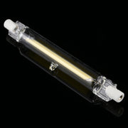 R7S 220V 15W 189mm COB LED Bulb Glass Tube Replacement Halogen Lamp Spot Light, Warm Light