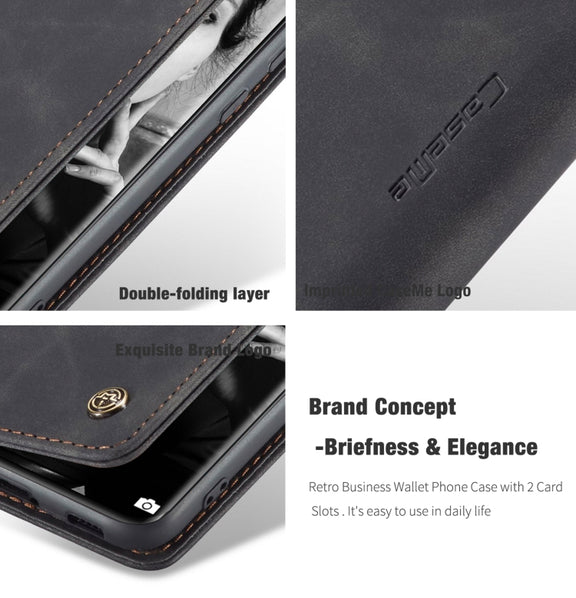 For Xiaomi Mi 11 CaseMe 013 Multifunctional Horizontal Flip Leather Case with Holder & Card Slot & Wallet(Black)