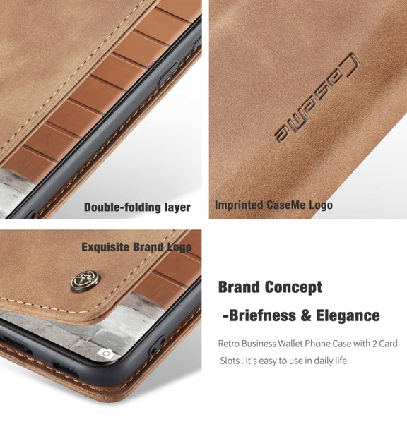 For Xiaomi Mi 11 CaseMe 013 Multifunctional Horizontal Flip Leather Case with Holder & Card Slot & Wallet(Brown)