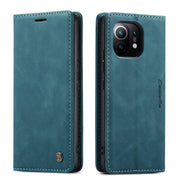 For Xiaomi Mi 11 CaseMe 013 Multifunctional Horizontal Flip Leather Case with Holder & Card Slot & Wallet(Blue)