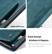 For Xiaomi Mi 11 CaseMe 013 Multifunctional Horizontal Flip Leather Case with Holder & Card Slot & Wallet(Blue)