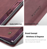 For Xiaomi Mi 11 CaseMe 013 Multifunctional Horizontal Flip Leather Case with Holder & Card Slot & Wallet(Wine Red)
