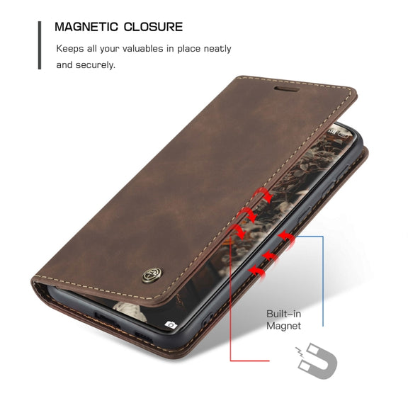 For Xiaomi Mi 11 CaseMe 013 Multifunctional Horizontal Flip Leather Case with Holder & Card Slot & Wallet(Coffee)