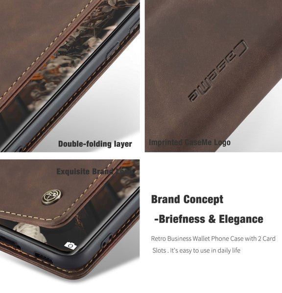 For Xiaomi Mi 11 CaseMe 013 Multifunctional Horizontal Flip Leather Case with Holder & Card Slot & Wallet(Coffee)