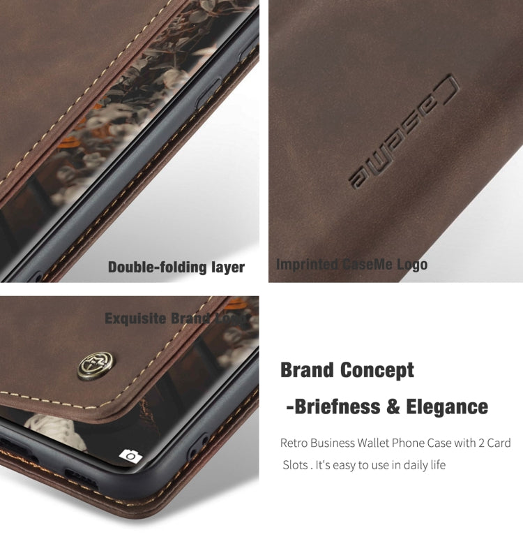 For Xiaomi Mi 11 CaseMe 013 Multifunctional Horizontal Flip Leather Case with Holder & Card Slot & Wallet(Coffee)