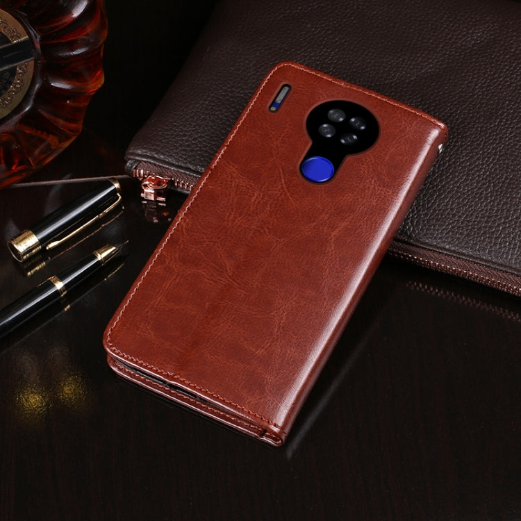 For Blackview A80S idewei Crazy Horse Texture Horizontal Flip Leather Case with Holder & Card Slots & Wallet(Yellow) - More Brand by idewei | Online Shopping South Africa | PMC TechLife | Buy Now Pay Later Mobicred