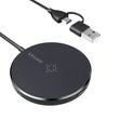 Mriowiz M-2001W 15W Desktop MagSafe Magnetic Wireless Charger , with USB + USB-C / Type-C Data Cable & Holder - Wireless Charger by PMC TechLife | Online Shopping South Africa | PMC TechLife | Buy Now Pay Later Mobicred