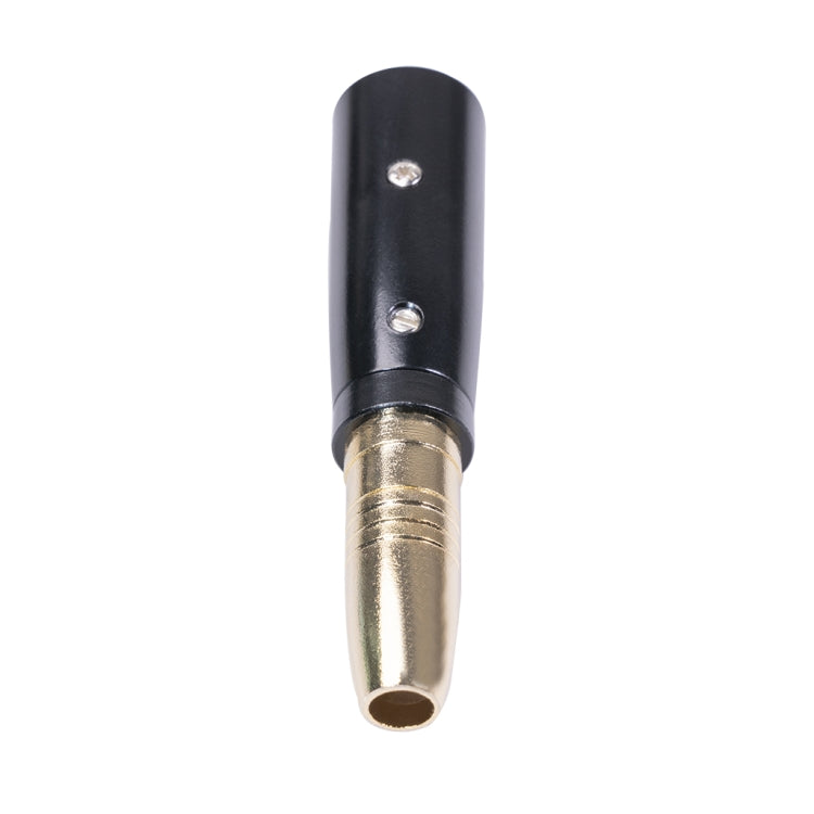 2 PCS LZ1164G Gilded 6.35mm Female to XRL Male Audio Adapter Microphone Stereo Speaker Connector - Microphone Audio Cable & Connector by PMC TechLife | Online Shopping South Africa | PMC TechLife | Buy Now Pay Later Mobicred