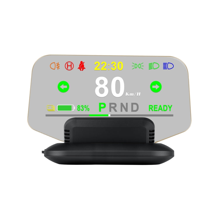 T1 5.1 inch Car HUD Head-up Display Overspeed Alarm / Remaining Battery Percentage Display for Tesla Model 3 / Y - Head Up Display System by PMC TechLife | Online Shopping South Africa | PMC TechLife | Buy Now Pay Later Mobicred