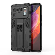 For Xiaomi Mi 11 Ultra Supersonic PC + TPU Shock-proof Protective Case with Holder(Black)