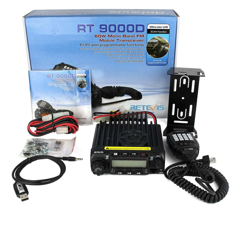 RETEVIS RT-9000D 136-174MHz 200CHS 8 Group Scrambler Car Walkie Talkie - free shipping - PMC TechLife - Order now!