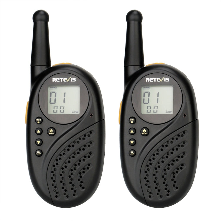 1 Pair RETEVIS RT35 0.5W US Frequency 462.550-467.7125MHz 22CH Handheld Children Walkie Talkie(Black) - free shipping - PMC Jewellery - Order now!