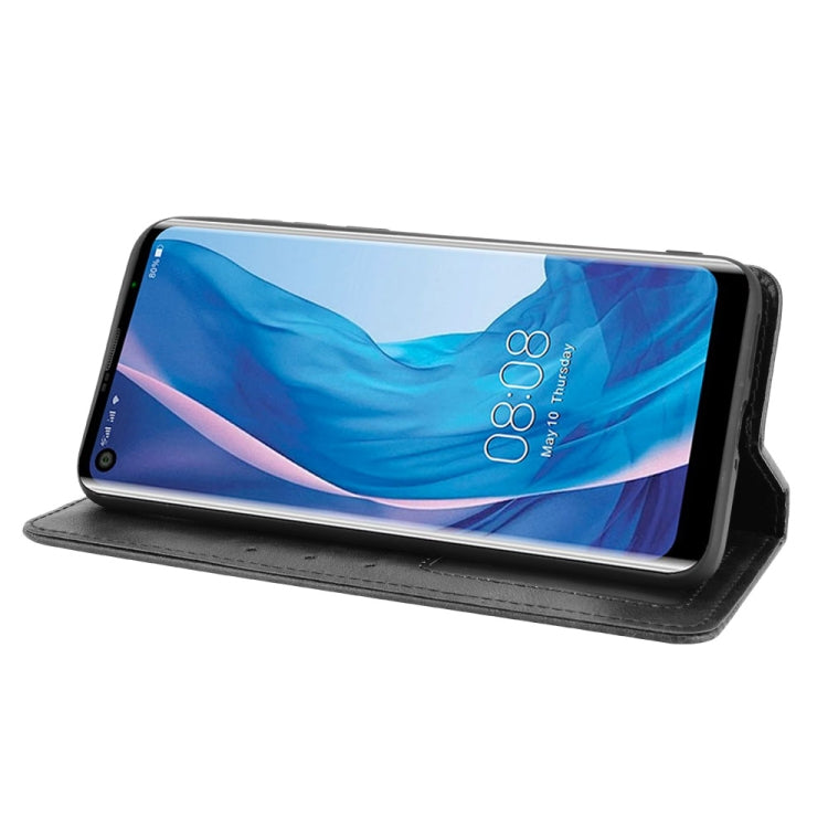 For Ulefone Note 11P Magnetic Buckle Retro Crazy Horse Texture Horizontal Flip Leather Case with Holder & Card Slots & Photo Frame(Black) - Ulefone Cases by PMC Jewellery | Online Shopping South Africa | PMC Jewellery | Buy Now Pay Later Mobicred