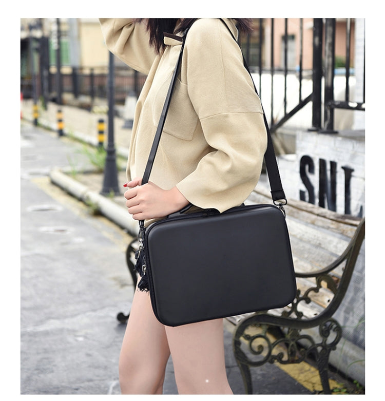 Portable Single Shoulder Storage Travel Carrying Cover Case Box with Baffle Separator for DJI Air 2S(Black + Black Liner) - Carry Cases & Bags by PMC TechLife | Online Shopping South Africa | PMC TechLife | Buy Now Pay Later Mobicred