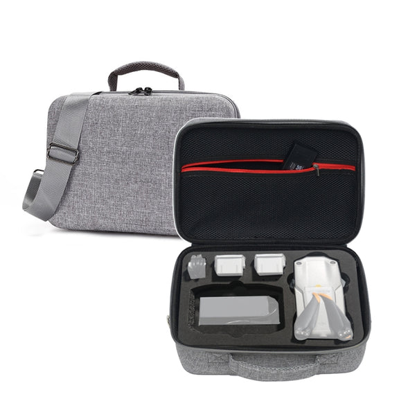Portable Carry Case Water-resistant Scratch-proof Anti-shock Travel Carrying Cover Case Box for DJI Air 2s(Grey+Black Liner)