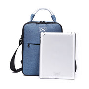 Shockproof Water-resistant Single Shoulder Storage Travel Carrying Cover Case Box for DJI Air 2S(Blue+Red Liner)