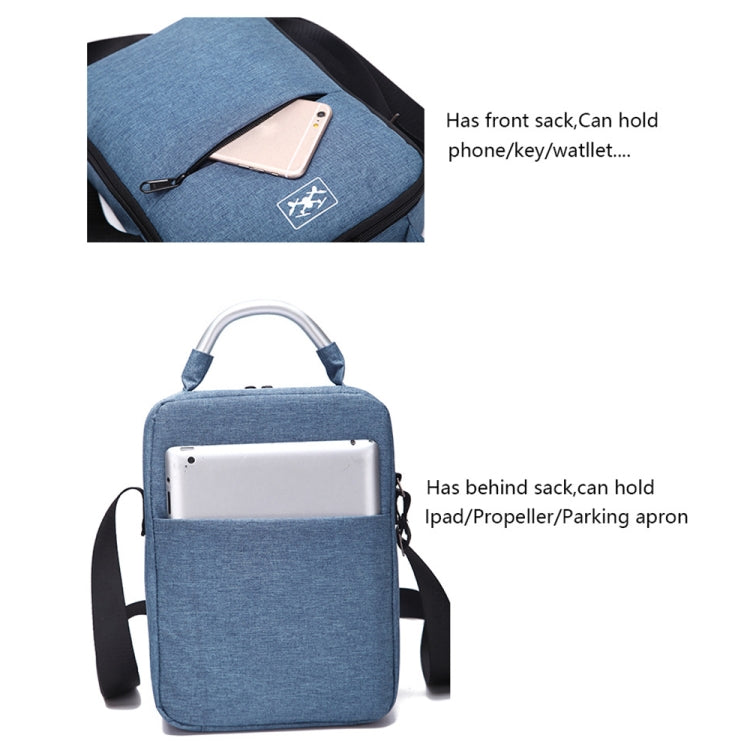 Shockproof Waterproof Single Shoulder Storage Travel Carrying Cover Case Box for DJI Air 2S(Blue+Red Liner) - Carry Cases & Bags by PMC TechLife | Online Shopping South Africa | PMC TechLife | Buy Now Pay Later Mobicred