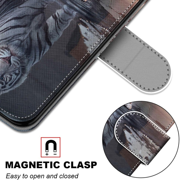 For OPPO A9 (2020) / A5 (2020) / A11X / A11 Coloured Drawing Cross Texture Horizontal Flip PU Leather Case with Holder & Card Slots & Wallet & Lanyard(Cat Becomes Tiger) - OPPO Cases by PMC TechLife | Online Shopping South Africa | PMC TechLife